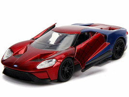 2017 Ford GT 'Spider-Man' Theme 'Marvel' Series 1/32 Diecast Model Car by Jada