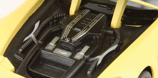 Mercedes Benz SLS AMG GT3 Matte Yellow 1/24 Diecast Model Car by Motormax