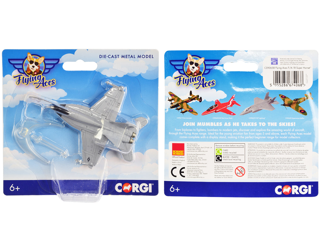 Boeing F/A-18 Super Hornet Fighter Aircraft 'USAF' 'Flying Aces' Series Diecast Model by Corgi