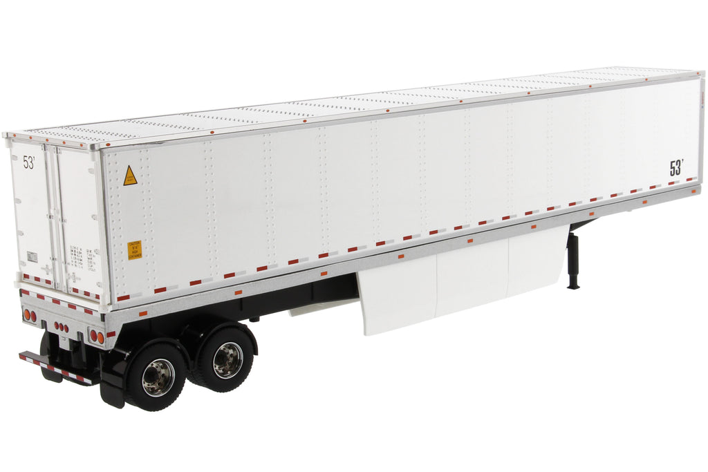 53' Dry Cargo Van Trailer White 'Transport Series' 1/50 Diecast Model by Diecast Masters