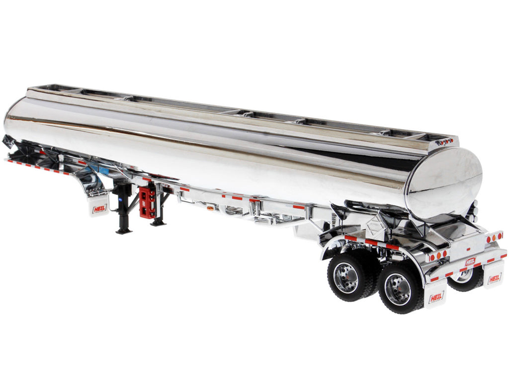 Heil Fleet Duty TM 9300/DT-C4 Petroleum Tanker Trailer Chrome 'Transport Series' 1/50 Diecast Model by Diecast Masters