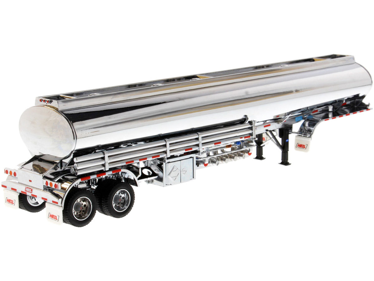 Heil Fleet Duty TM 9300/DT-C4 Petroleum Tanker Trailer Chrome 'Transport Series' 1/50 Diecast Model by Diecast Masters