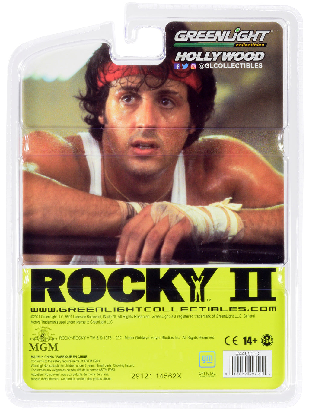 1979 Pontiac Firebird Trans Am T/A Black with Hood Bird 'Rocky II' (1979) Movie 'Hollywood Series' Release 5 1/64 Diecast Model Car by Greenlight