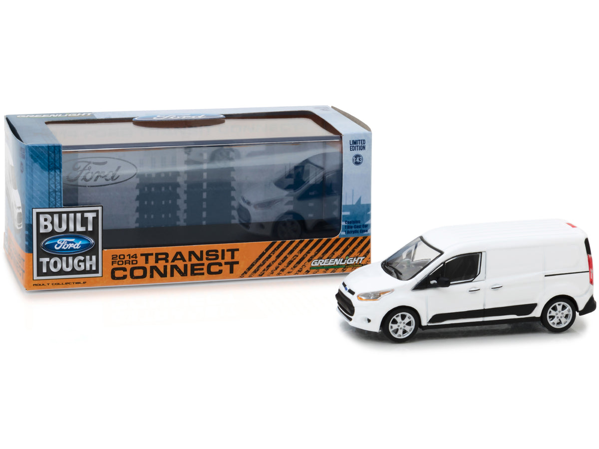 2014 Ford Transit Connect (V408) Van White 1/43 Diecast Model by Greenlight