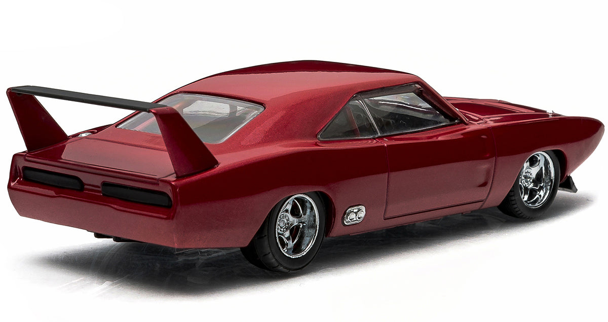Dom's 1969 Dodge Charger Daytona Maroon 'Fast and Furious 6' Movie (2013) 1/43 Diecast Model Car by Greenlight