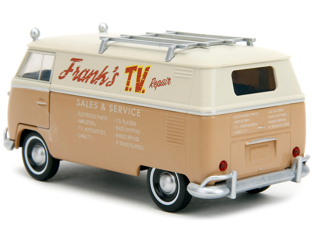 Volkswagen Bus 'WheelJack' Tan and Beige 'Frank's TV Repair' 'Transformers: Rise of the Beasts' (2023) Movie 'Hollywood Rides' Series 1/32 Diecast Model Car by Jada