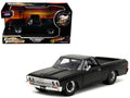 1967 Chevrolet El Camino Matt Black 'Fast & Furious' Series 1/32 Diecast Model Car by Jada