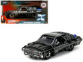 1967 Chevrolet El Camino with Cannons Matt Black 'Fast X' (2023) Movie 'Fast & Furious' Series 1/32 Diecast Model Car by Jada