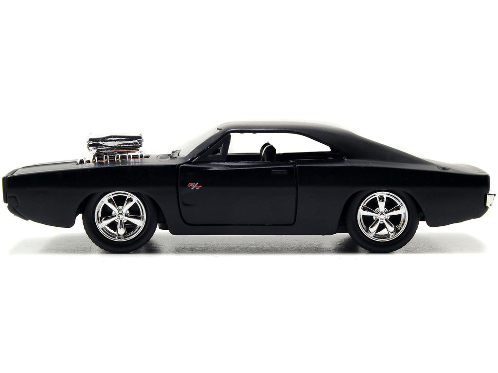 Dom's Dodge Charger R/T Matt Black 'Fast & Furious' Movie 1/32 Diecast Model Car by Jada