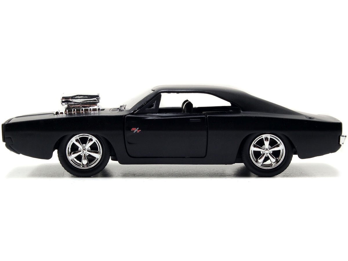 Dom's Dodge Charger R/T Matt Black 'Fast & Furious' Movie 1/32 Diecast Model Car by Jada