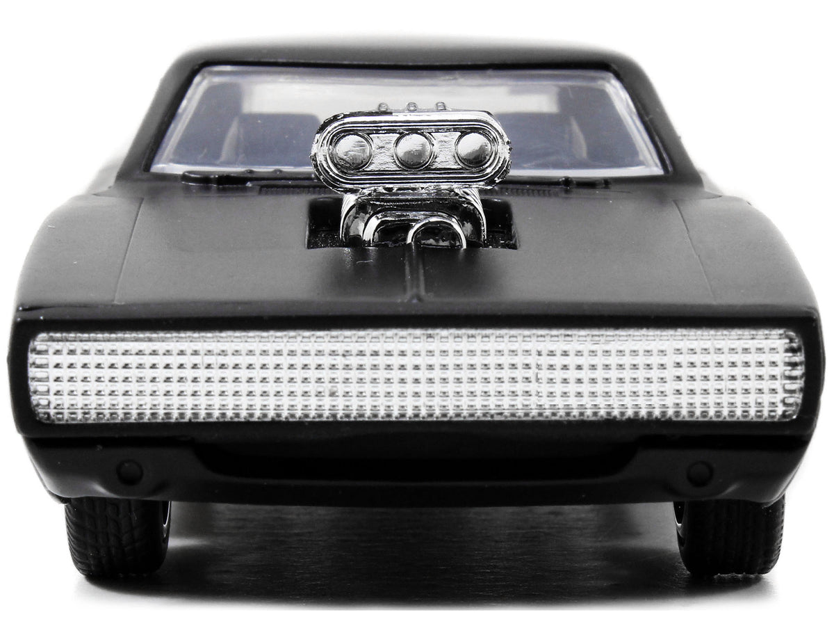 Dom's Dodge Charger R/T Matt Black 'Fast & Furious' Movie 1/32 Diecast Model Car by Jada