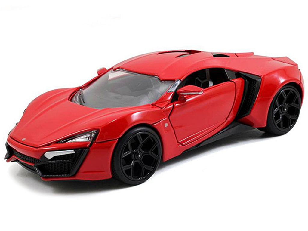 Lykan Hypersport Red 'Fast & Furious 7' (2015) Movie 1/24 Diecast Model Car by Jada