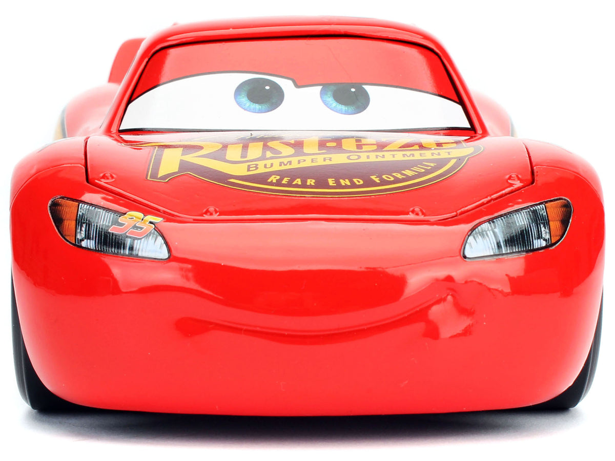 Lightning McQueen #95 Red with Extra Wheels Disney & Pixar 'Cars' Movie 'Hollywood Rides' Series Diecast Model Car by Jada
