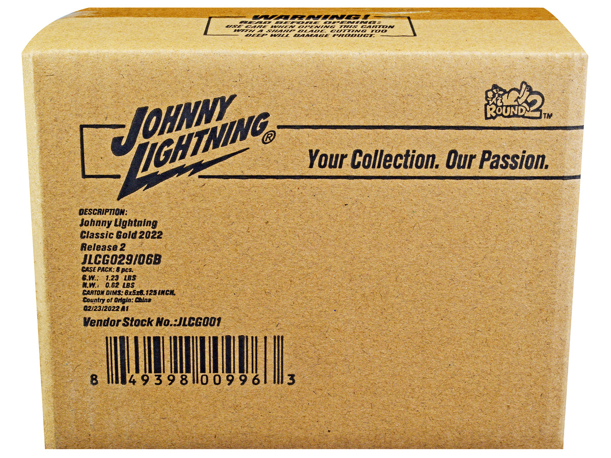 'Classic Gold Collection' 2022 Set B of 6 Cars Release 2 1/64 Diecast Model Cars by Johnny Lightning