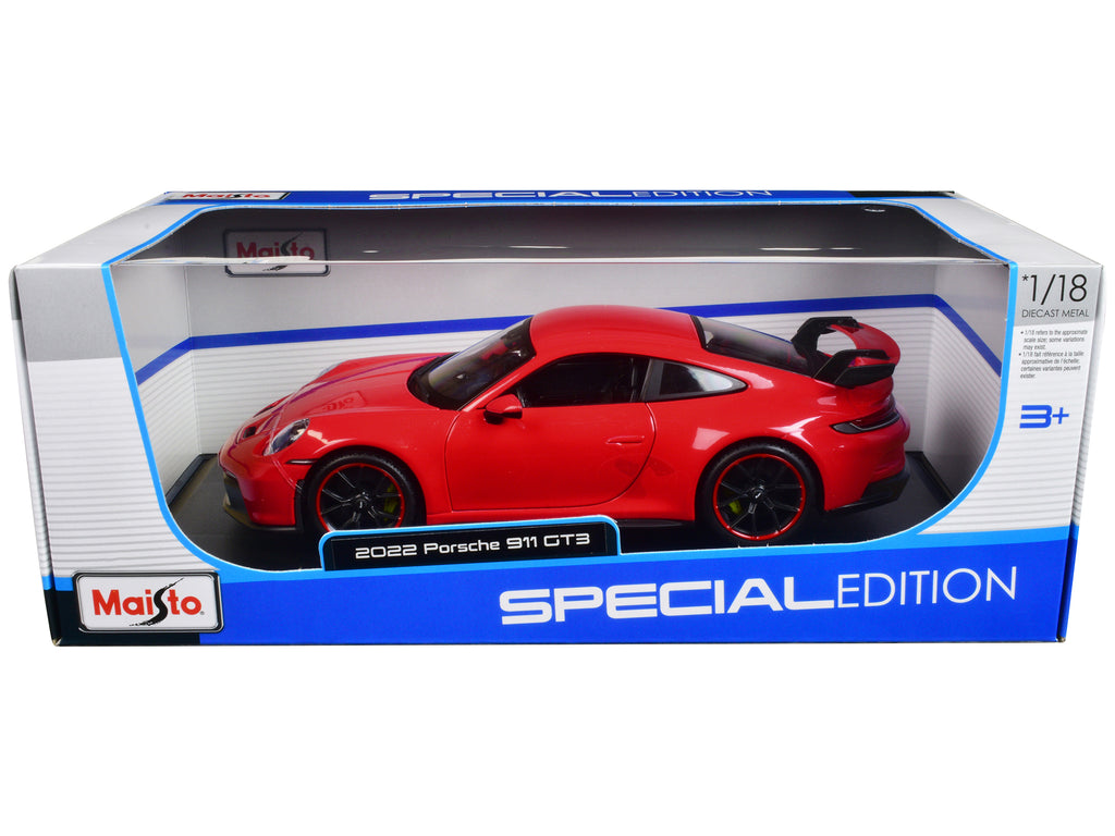 2022 Porsche 911 GT3 Red 'Special Edition' 1/18 Diecast Model Car by Maisto