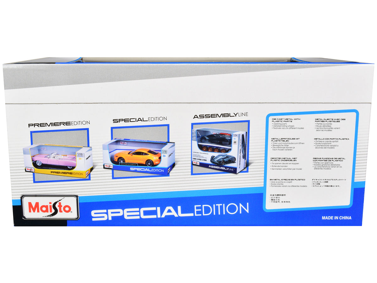 1971 Chevrolet Camaro Gray with Black Stripes 'Special Edition' 1/18 Diecast Model Car by Maisto