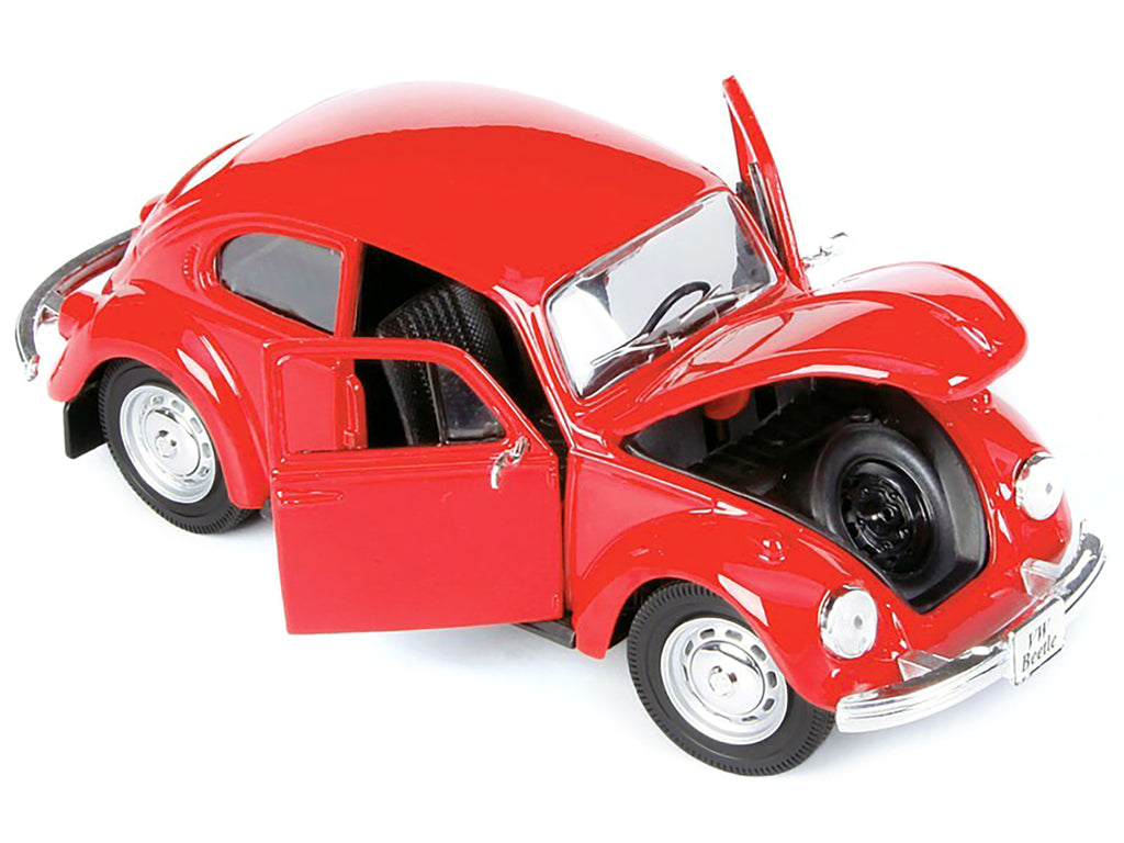 1973 Volkswagen Beetle Red 1/24 Diecast Model Car by Maisto