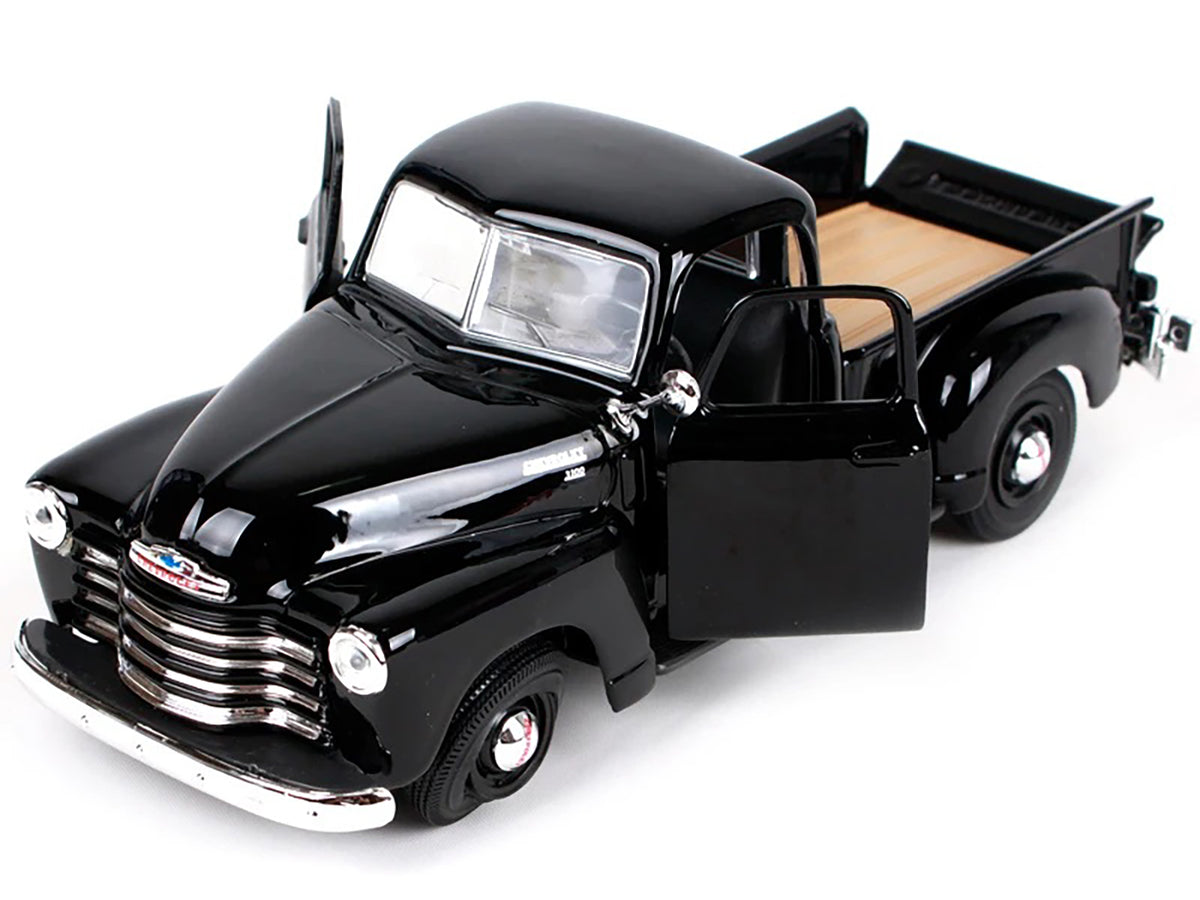 1950 Chevrolet 3100 Pickup Truck Black 1/25 Diecast Model Car by Maisto