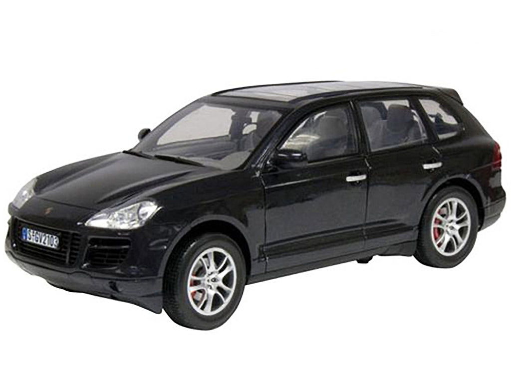 2008 Porsche Cayenne Turbo Metallic Black 1/18 Diecast Model Car by Motormax