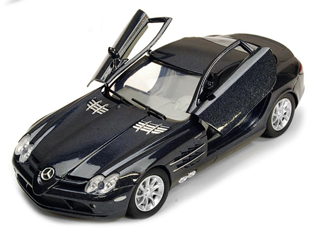 Mercedes Mclaren SLR Metallic Black 1/24 Diecast Model Car by Motormax
