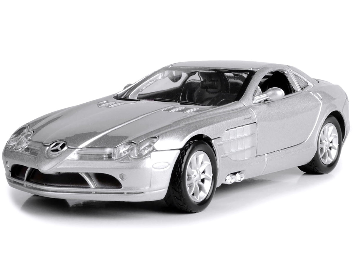 Mercedes McLaren SLR Silver 1/24 Diecast Model Car by Motormax