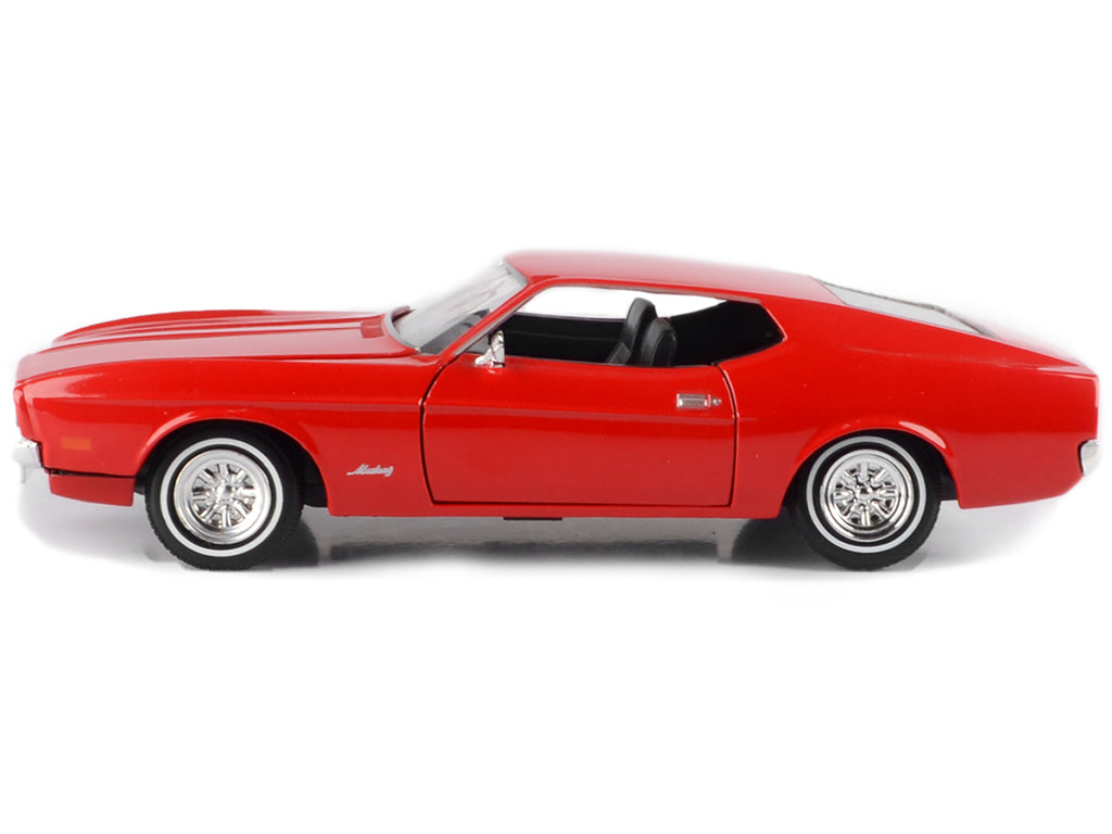1971 Ford Mustang Sportsroof Red 1/24 Diecast Model Car by Motormax