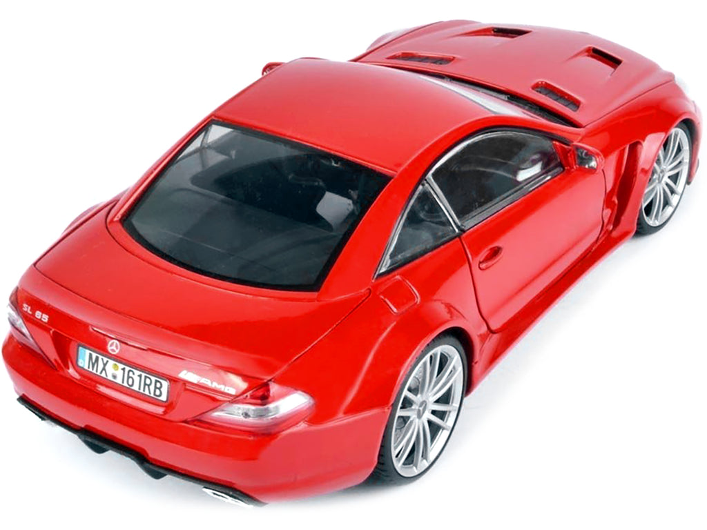 Mercedes SL65 AMG Black Series (R230) Red 1/18 Diecast Model Car by Motormax