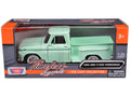 1966 GMC C1000 Fenderside Pickup Truck Light Green 'Timeless Legends' Series 1/24 Diecast Model Car by Motormax