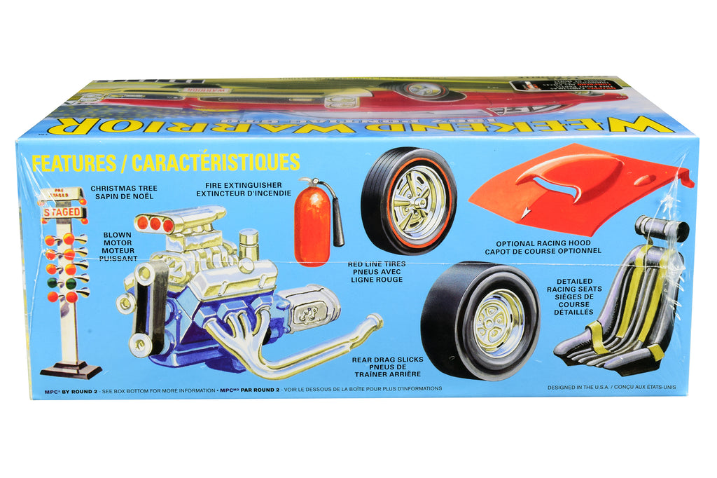 Skill 3 Model Kit 1967 Pontiac GTO 'Weekend Warrior' 3 in 1 Kit 1/25 Scale Model by MPC