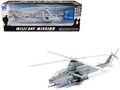 Bell AH-1Z Cobra Helicopter Gray 'US Air Force' 'Military Mission' Series 1/55 Diecast Model by New Ray