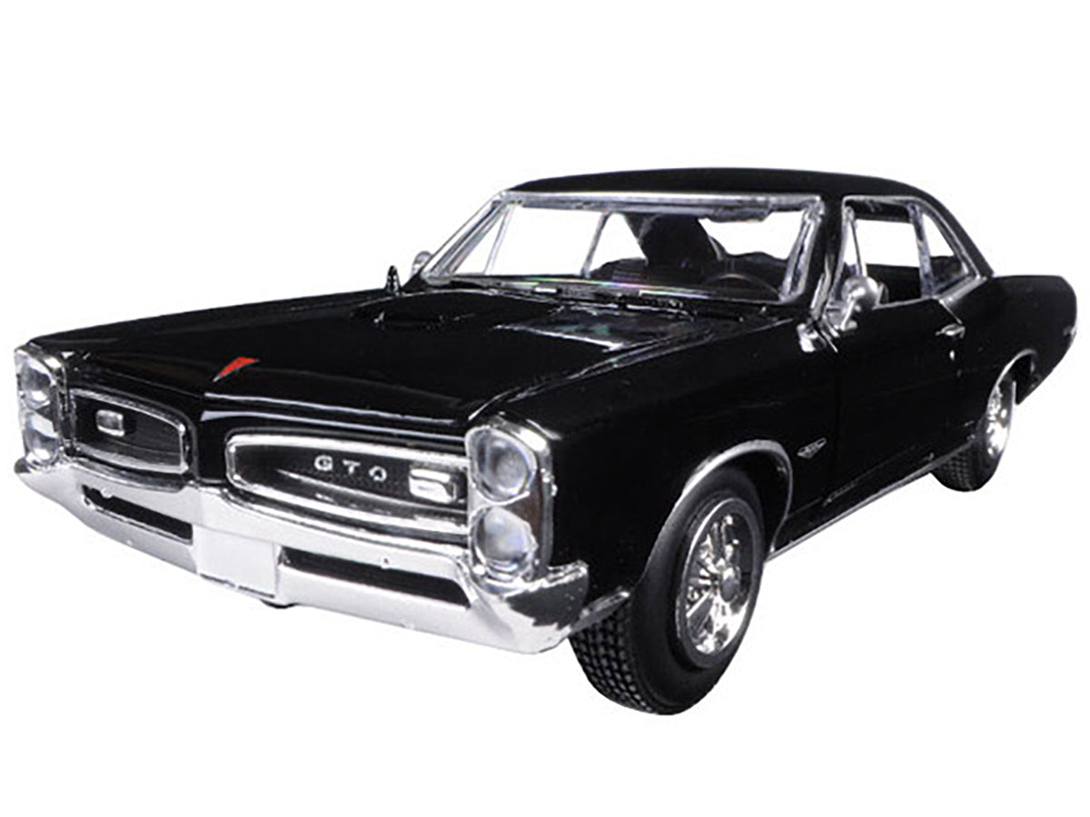 1966 Pontiac GTO Black 'Muscle Car Collection' 1/25 Diecast Model Car by New Ray