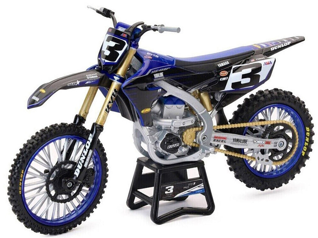Yamaha YZ450F Championship Edition Motorcycle #3 Eli Tomac 'Yamaha Factory Racing' 1/12 Diecast Model by New Ray