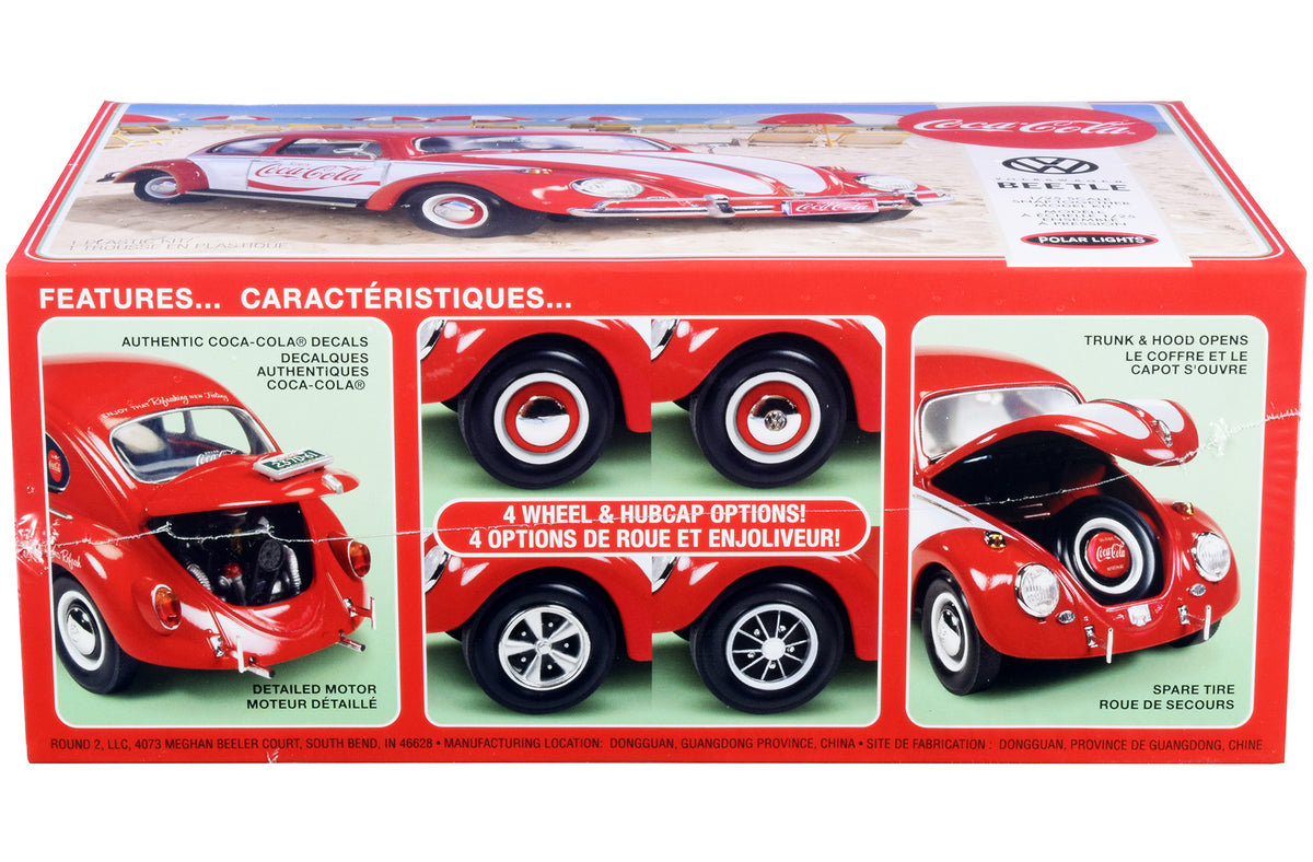 Skill 3 Snap Model Kit Volkswagen Beetle 'Coca-Cola' 1/25 Scale Model by Polar Lights