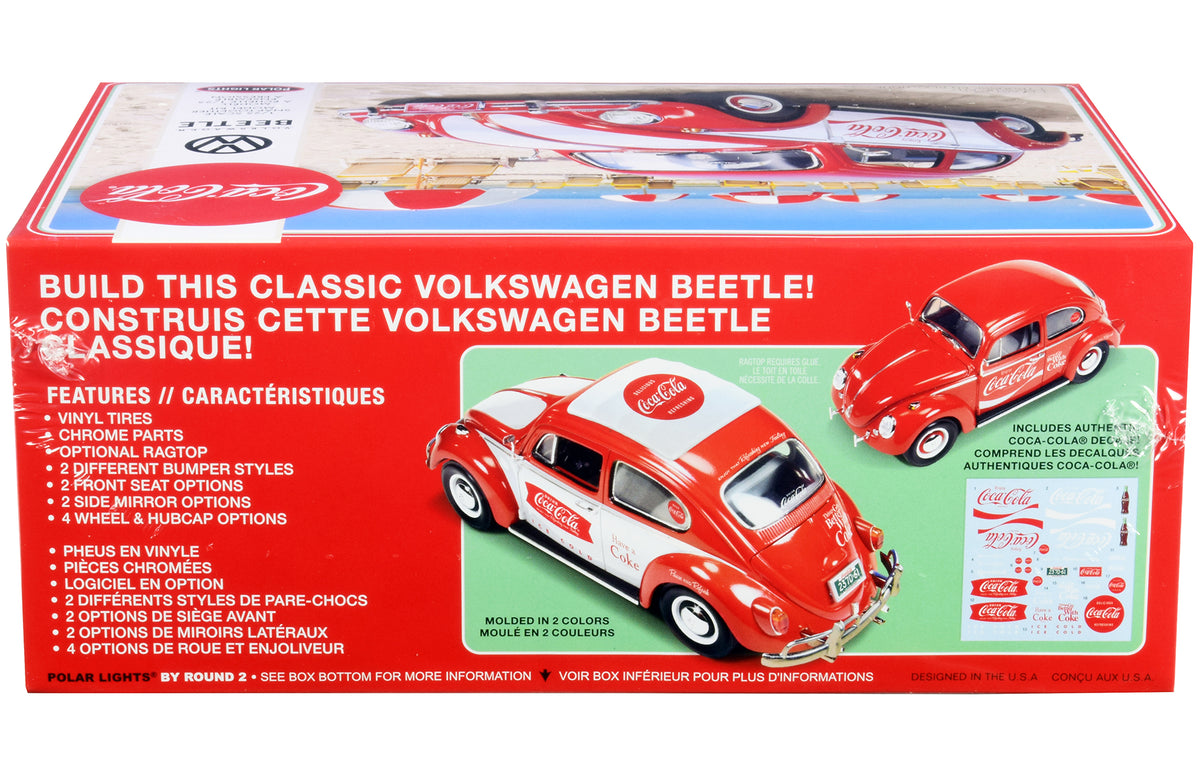 Skill 3 Snap Model Kit Volkswagen Beetle 'Coca-Cola' 1/25 Scale Model by Polar Lights