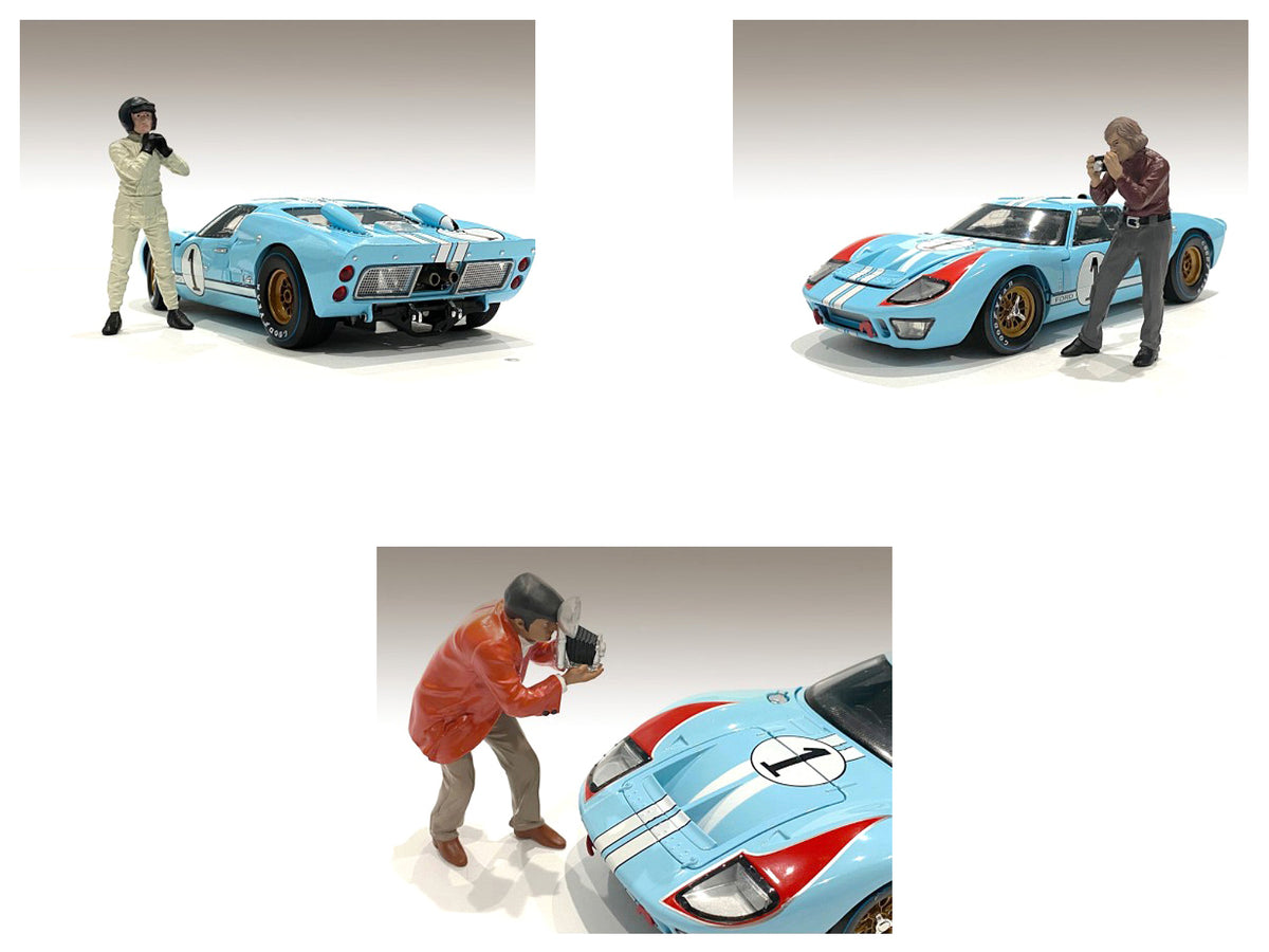 'Race Day 1' 6 piece Figurine Set for 1/18 Scale Models by American Diorama