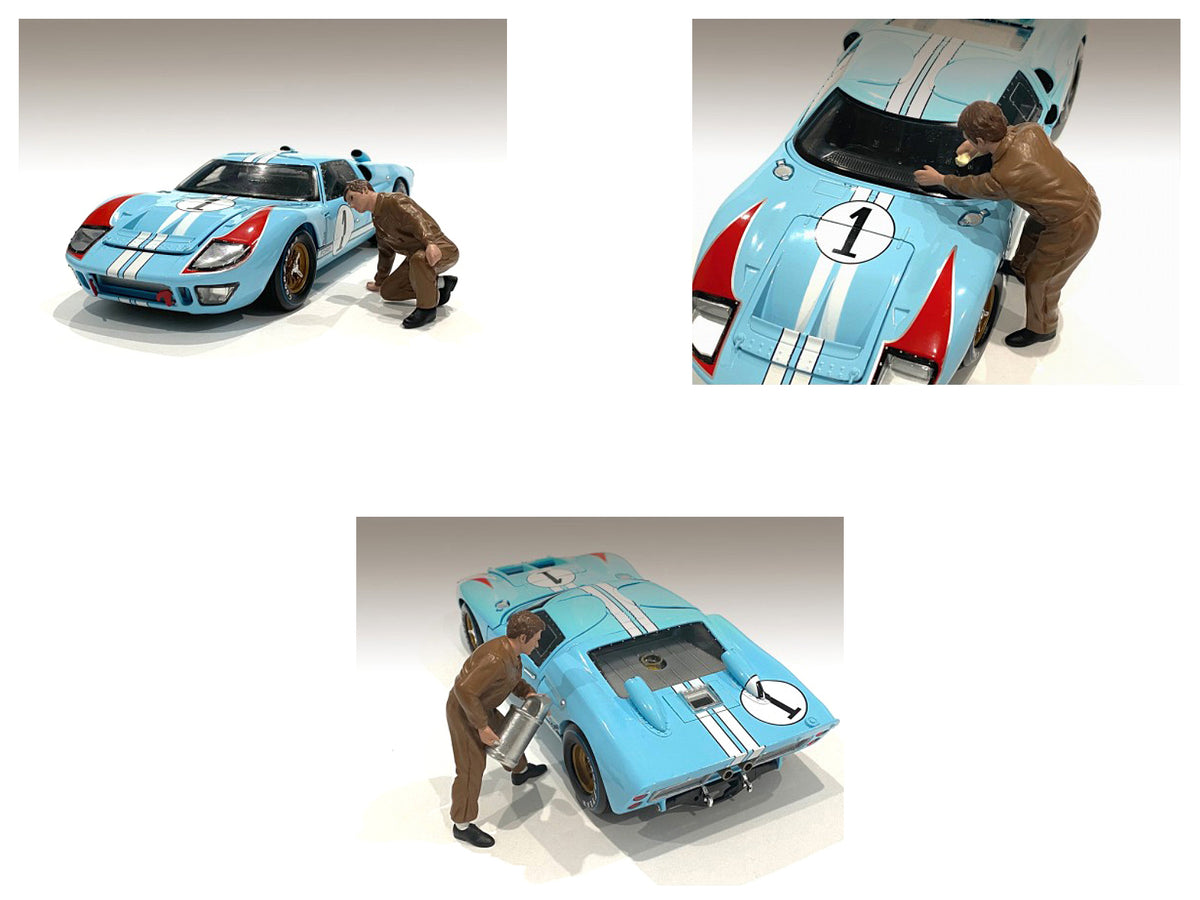 'Race Day 1' 6 piece Figurine Set for 1/18 Scale Models by American Diorama