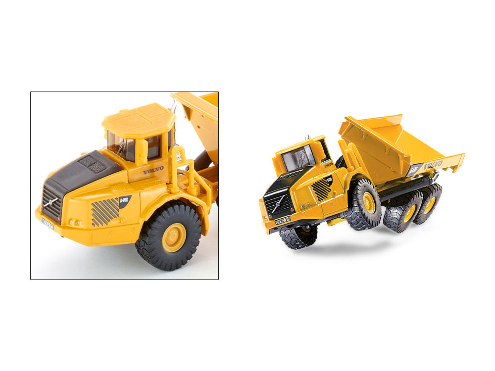 Volvo A40D Dump Truck Yellow 1/87 (HO) Diecast Model by Siku